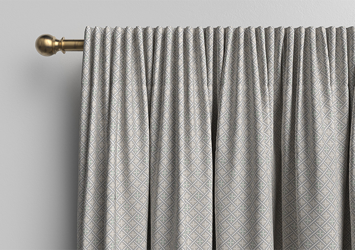 Rae Trellis, Wedgewood - Made to Measure Curtains - Image 10